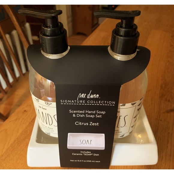 Rae Dunn Other - Rae Dunn Signature Collection scented Soap Set!